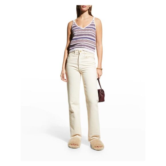 RAG & BONE Womens Stretch Spaghetti Strap V Neck Cami Sweater